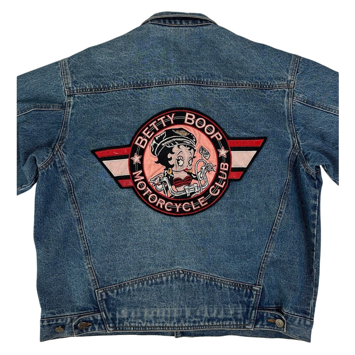 Vintage 90s American Toons Betty Boop Denim Jacket Unisex Sz L
