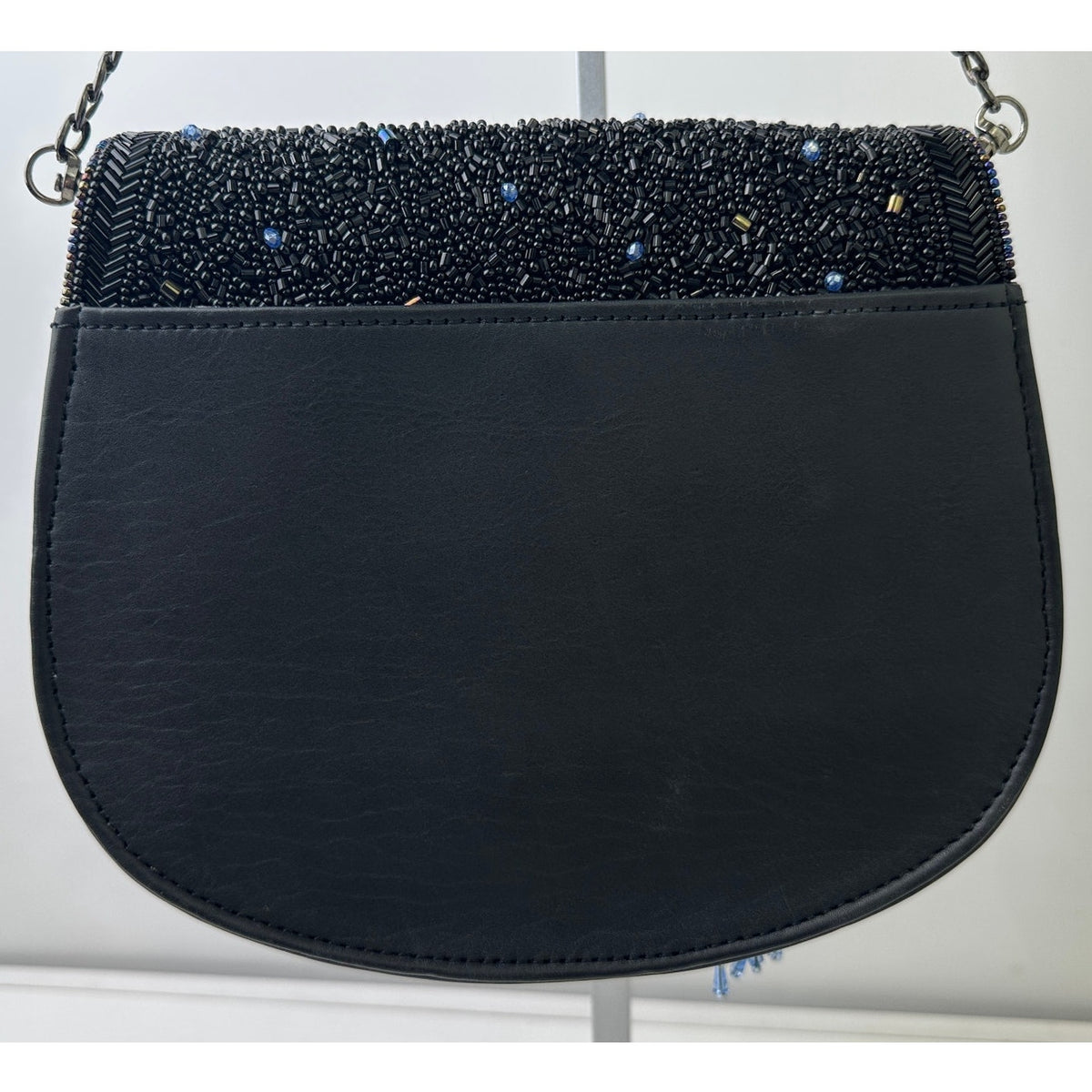 Mary Frances Disney Frozen 2 Fearless Elsa & Nokk Beaded Crossbody Saddle Bag