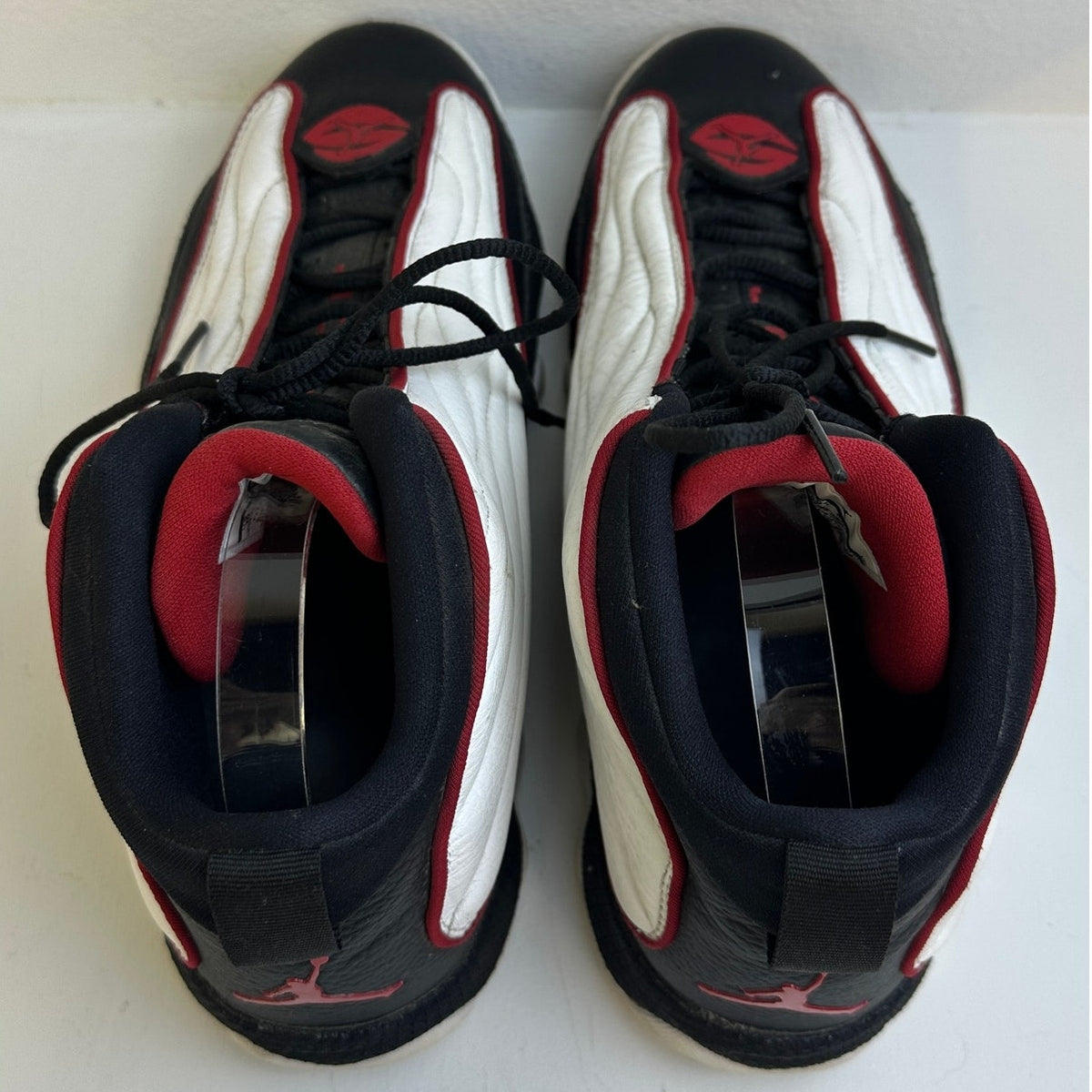 Air Jordan Pro Strong Black Varsity Red 2017 Retro Sneakers Men's Sz 10