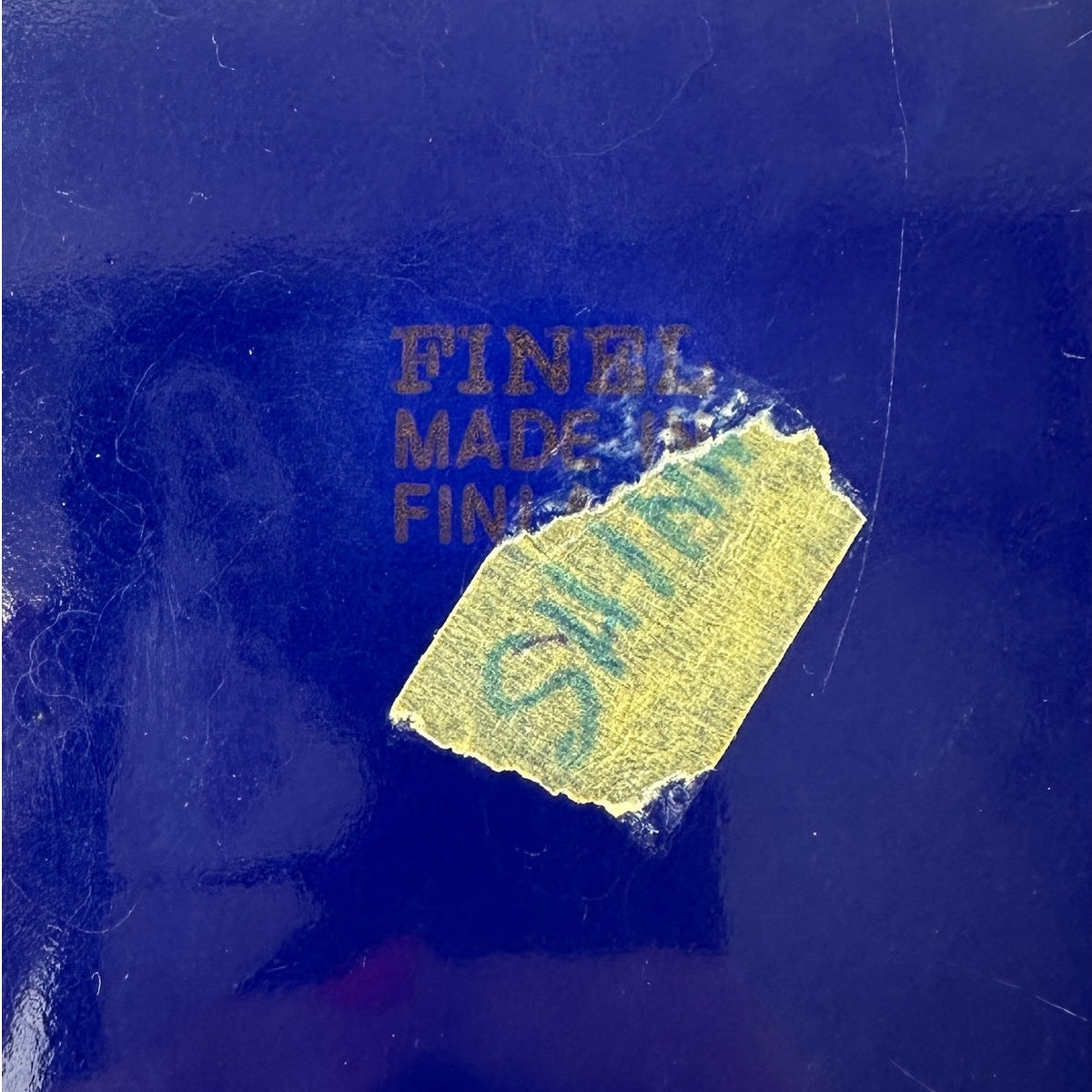 Vintage Kaj Franck for Finel Cobalt Blue Enamel Serving Bowl – Made in Finland