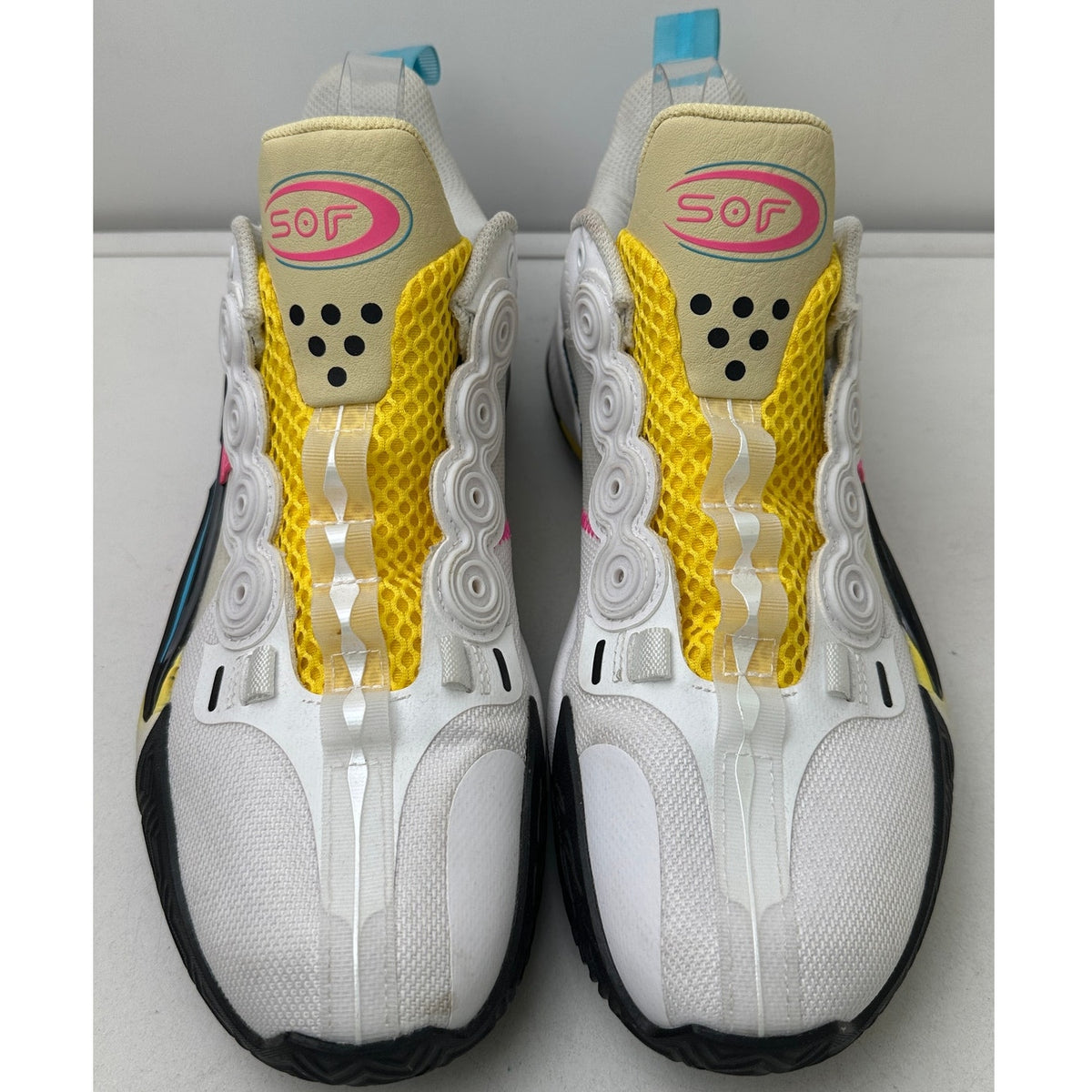 Li-Ning Wade Son of Flash 'Bright Yellow' Basketball Shoes - No Laces Men's Sz 9