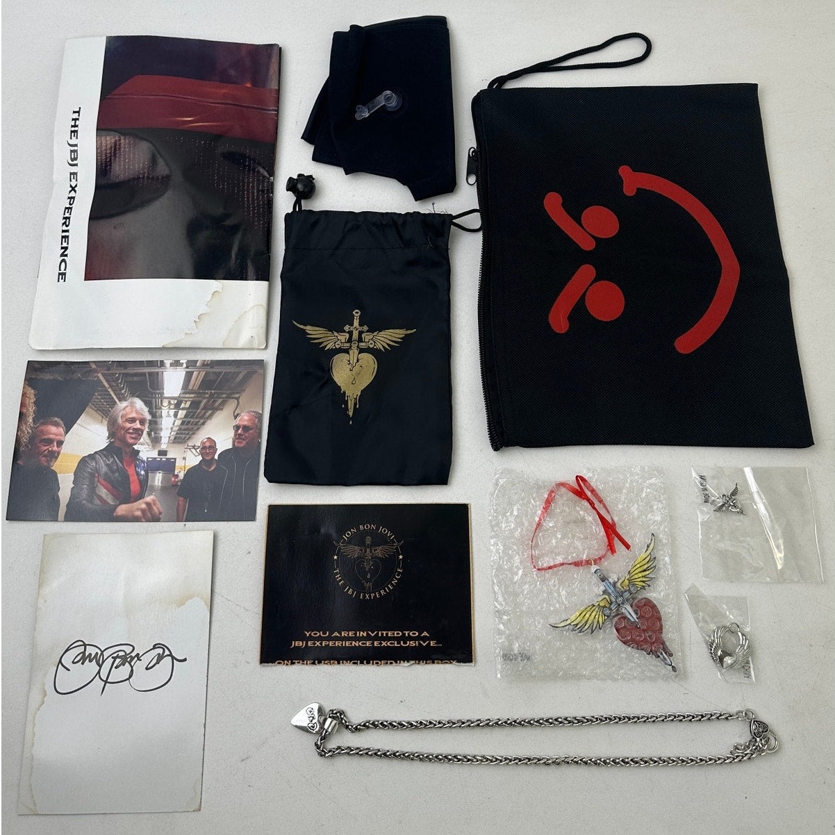 Jon Bon Jovi The JBJ Experience VIP Merchandise Package Bundle