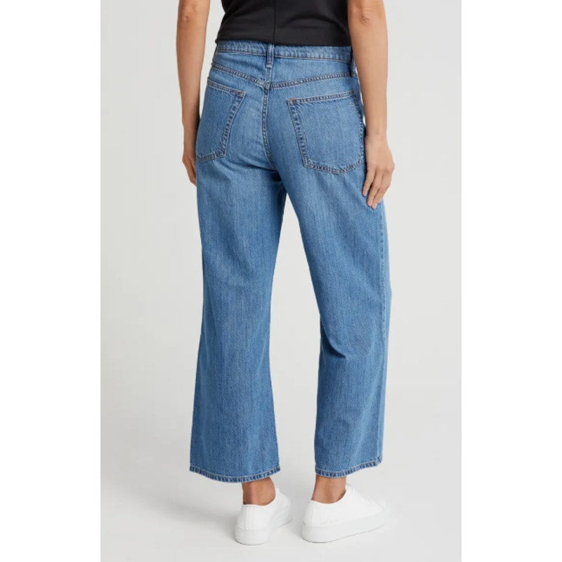 rag & bone Lori Mid-rise Crop Medium Wash Jeans Women's Sz 26