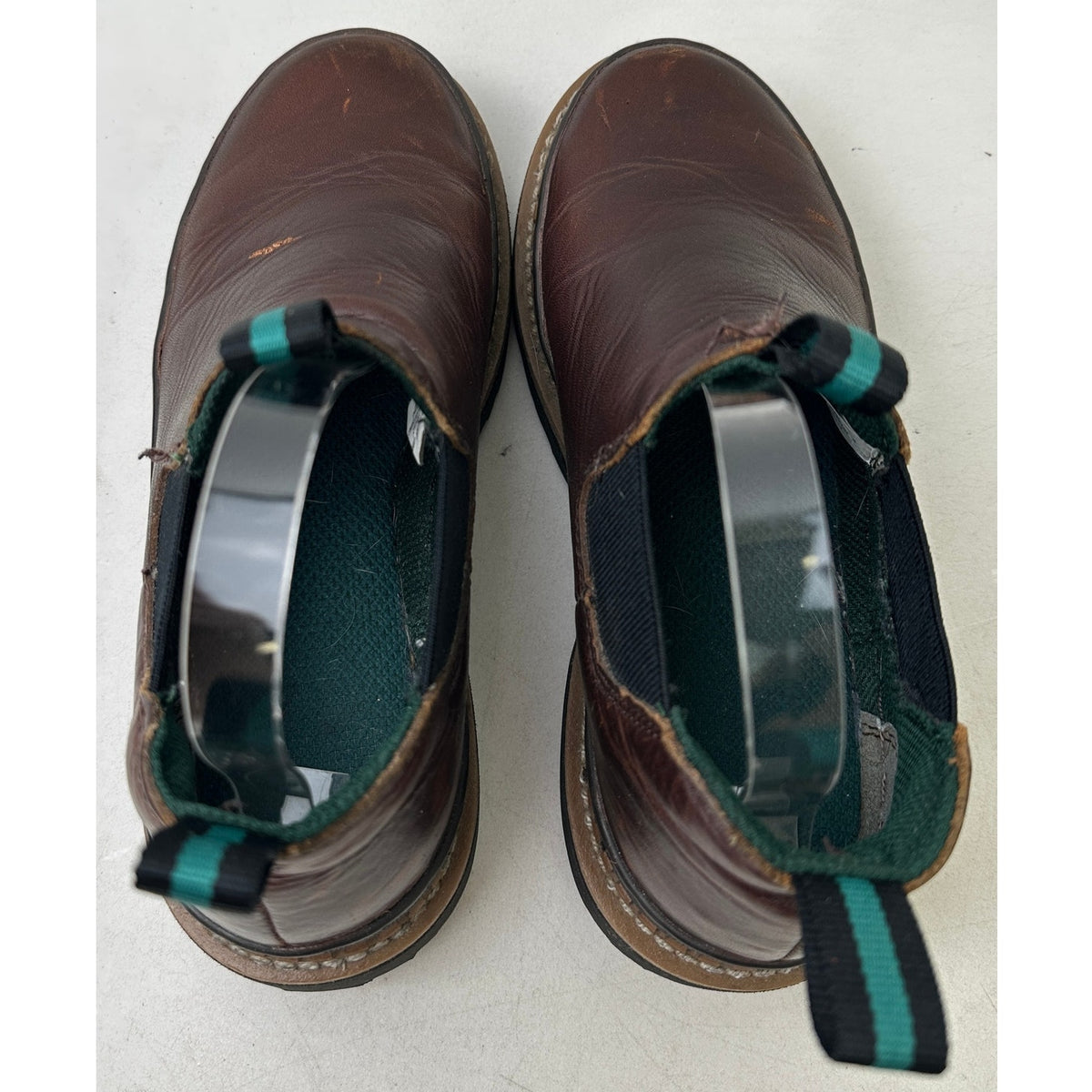 Georgia Boot Georgia Giant Romeo Leather Brown Slip-On Work Shoes Women's Sz 7.5