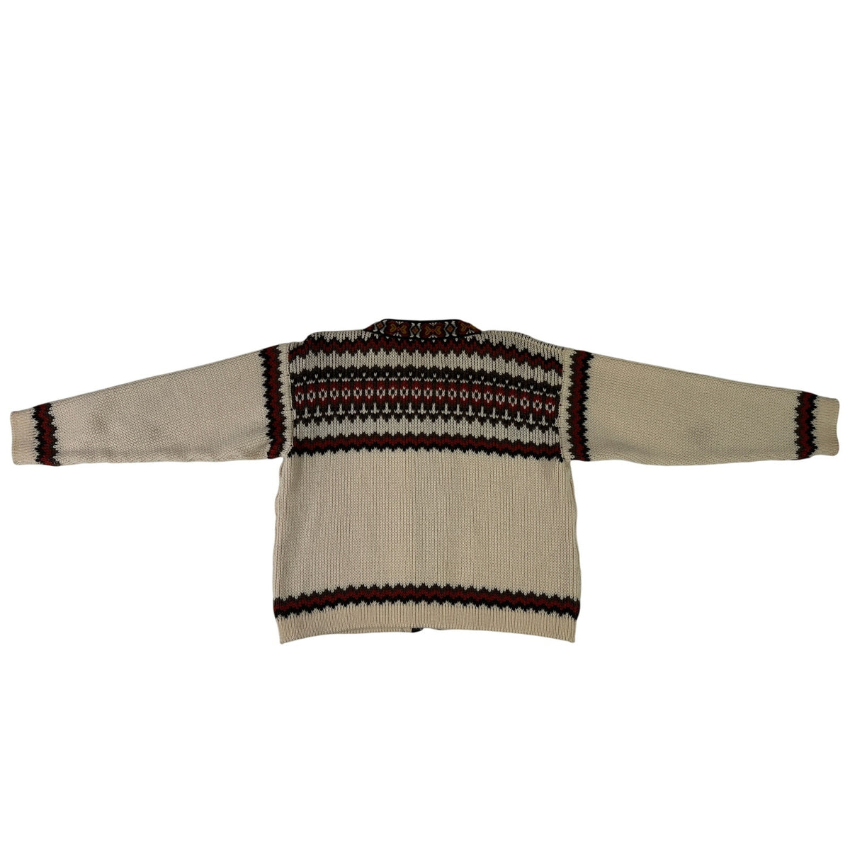 Vintage Nesjar Norway 100% Wool Lusekofte Knit Cardigan Women's Sz XXS
