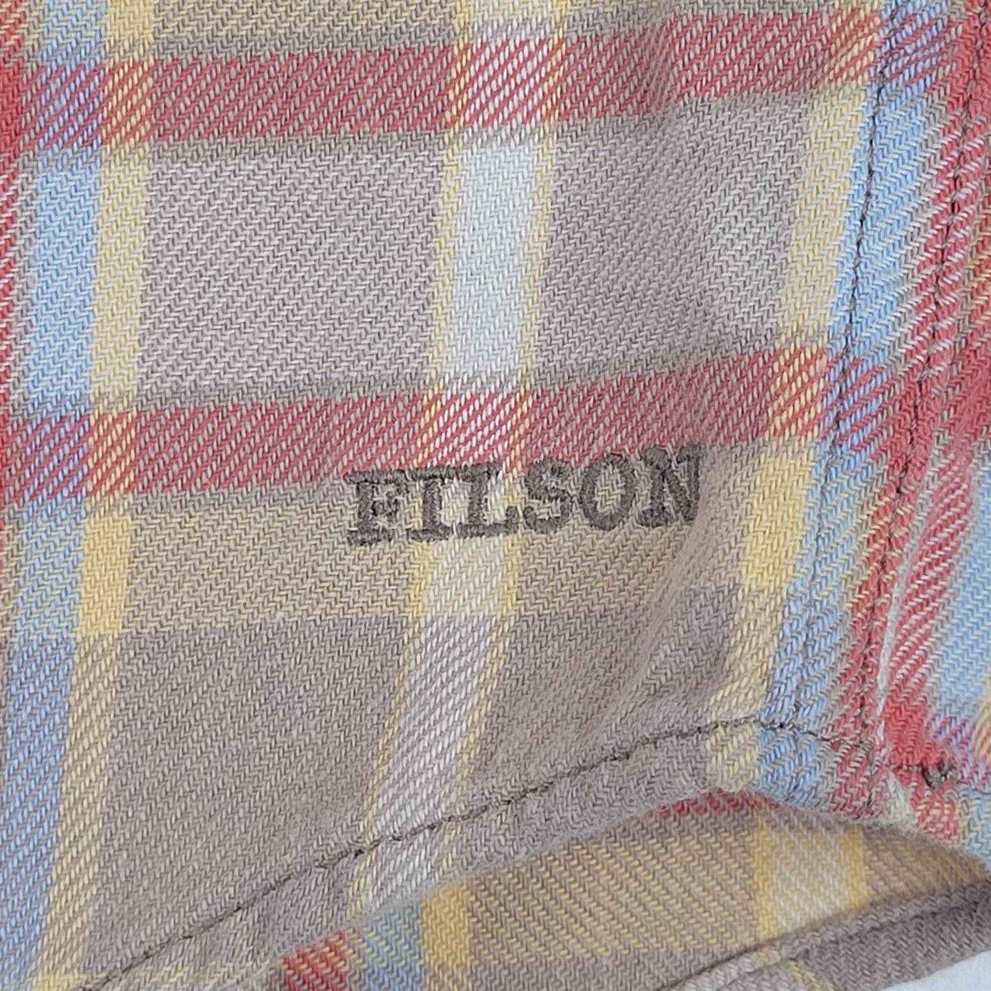 Short Sleeve Alaskan Guide Shirt | Light Brown & Red Plaid | Men's Sz L