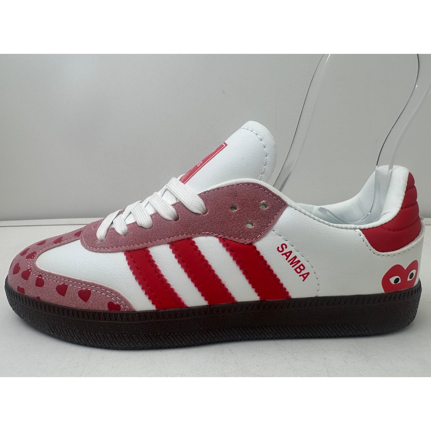 Adidas Samba x Comme des Garcons PLAY Valentines Hearts Sneakers Women's Sz 8