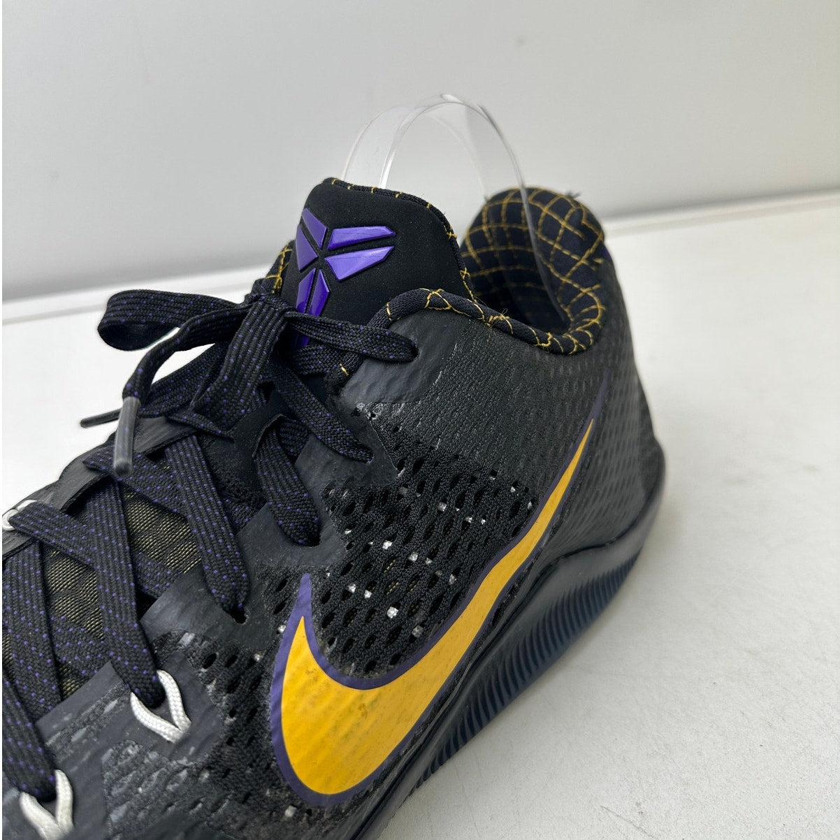 Nike Kobe 11 XI Low Carpe Diem Black/Court Purple/University Gold Sneakers Men's Sz 13