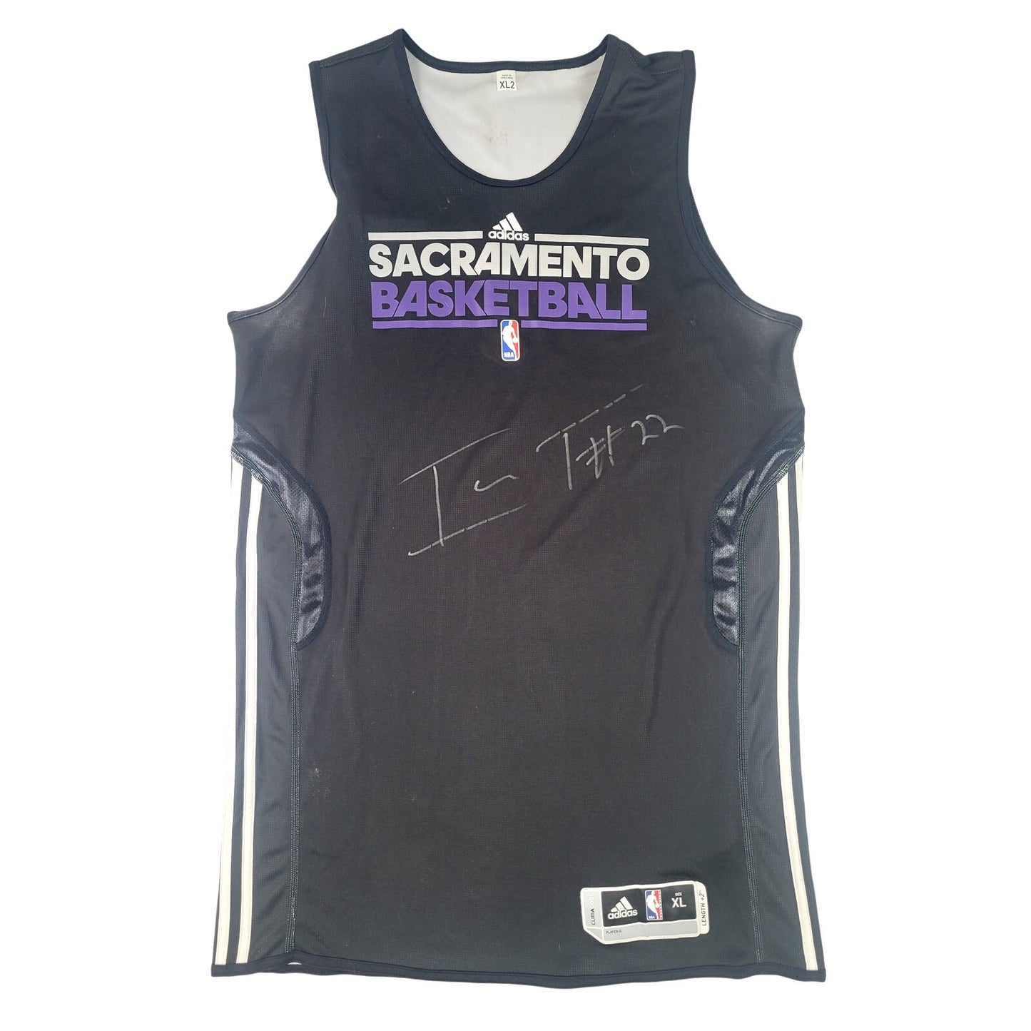 Adidas NBA Team Issued Sacramento Kings Practice Warm Up Jersey Sz XL Length 2