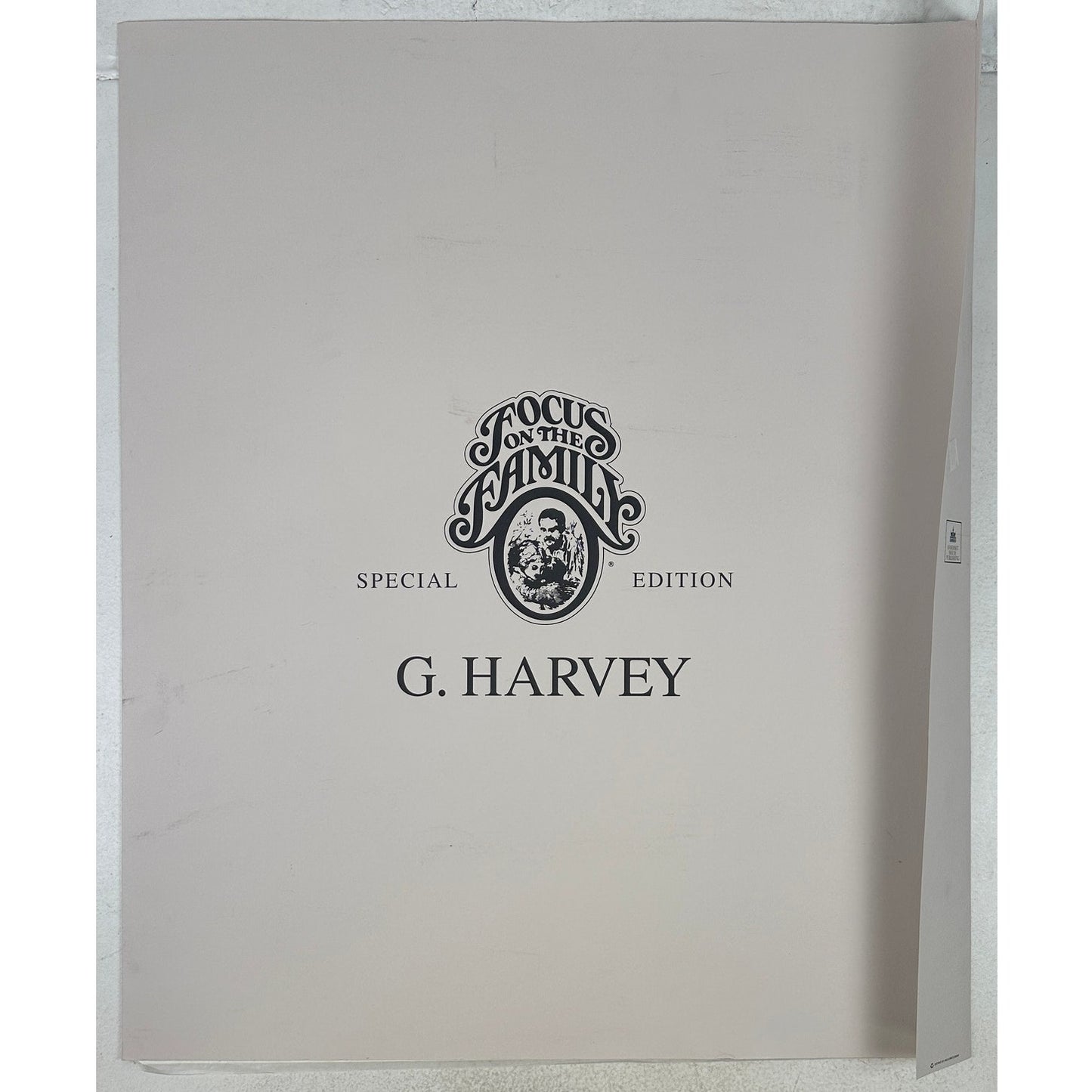 G. Harvey "Unto the Least of These" Limited Edition 1993 Christmas Print