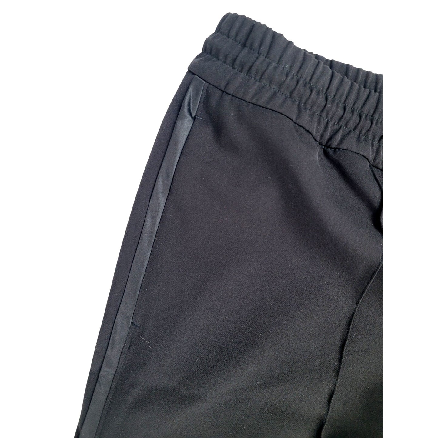 Athleta Black Athleisure Straight Leg Drawstring Endeavor Pants Sz L NWT