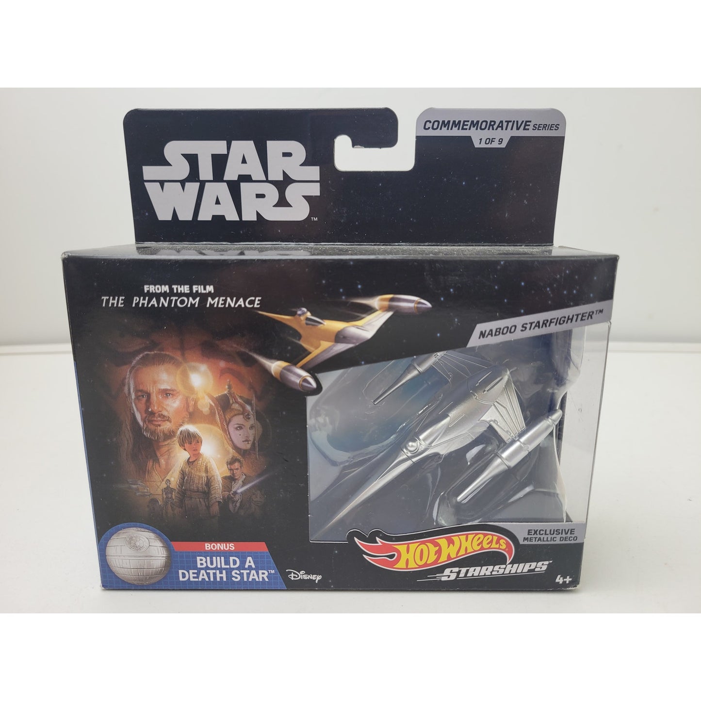 Hot Wheels Star Wars Commemorative Silver Series Set of 9 Diecast Starships NIP
