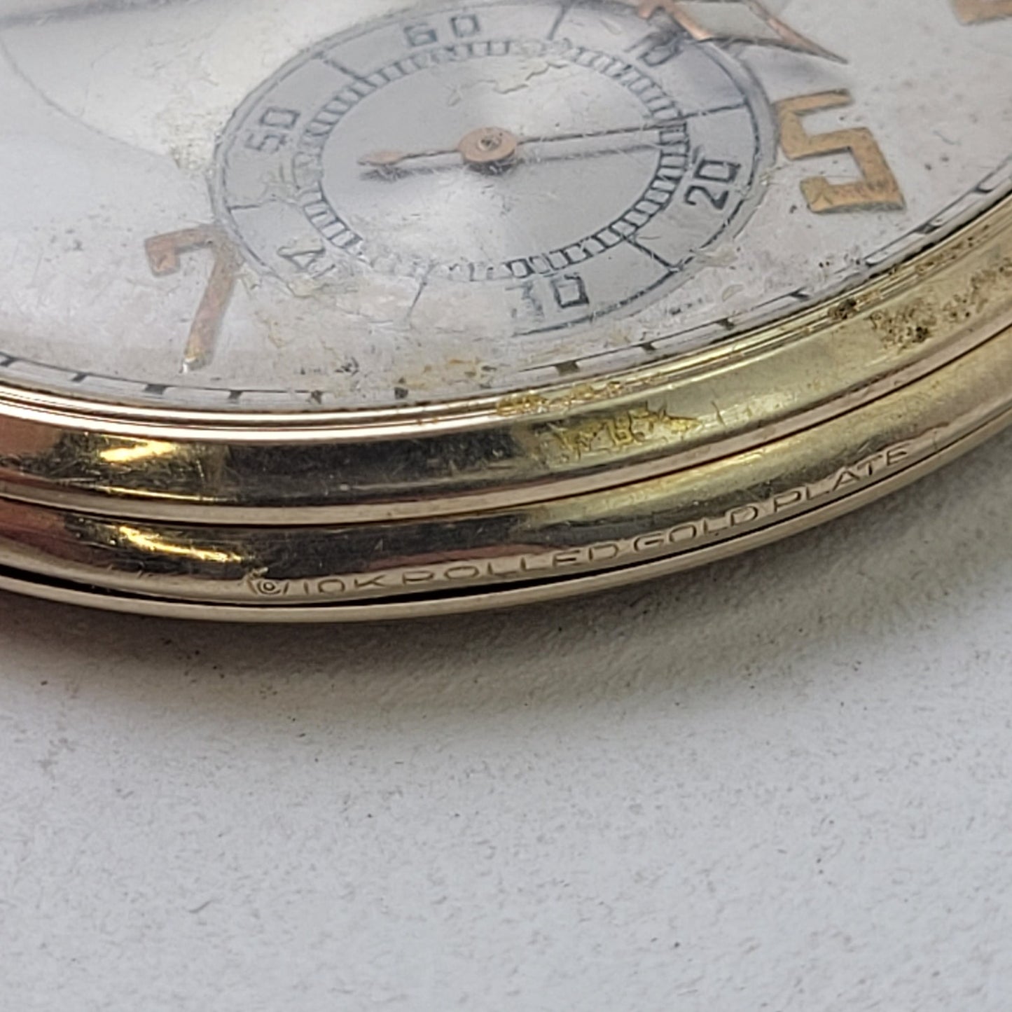 Vintage 1930s Waltham Pocket Watch 10K Gold Plated | Works