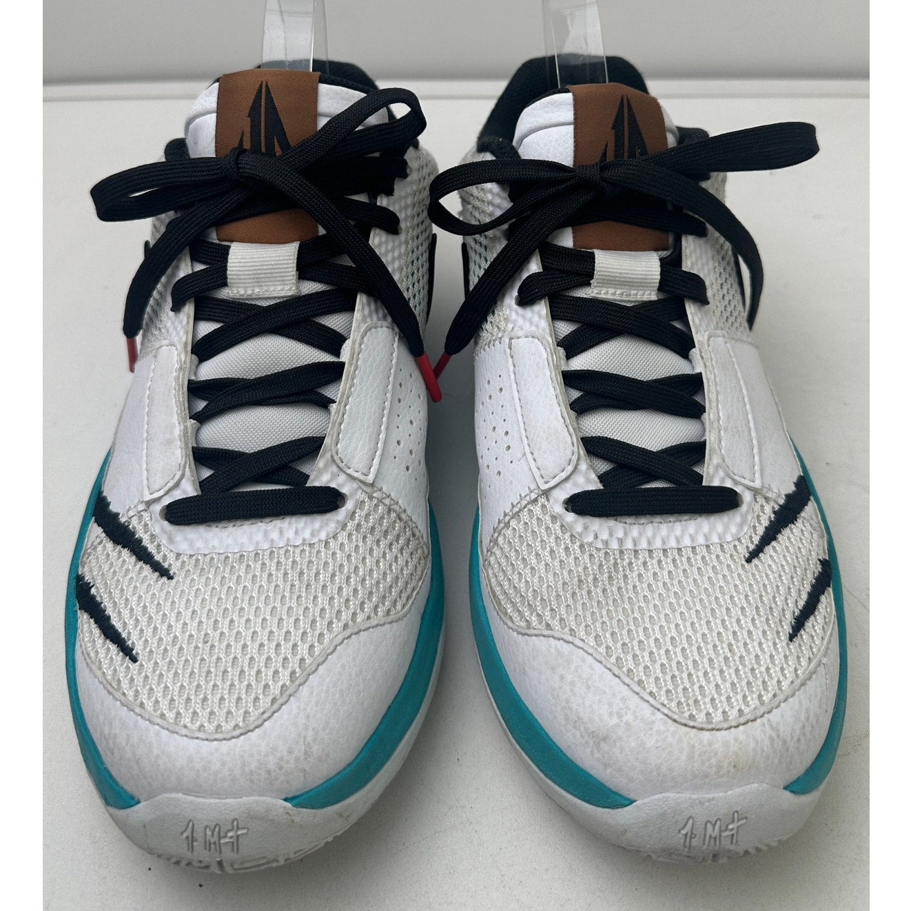 Nike Ja 1 Reverse Scratch White/Turbo Green/University Red Sneakers Men's Sz 7.5