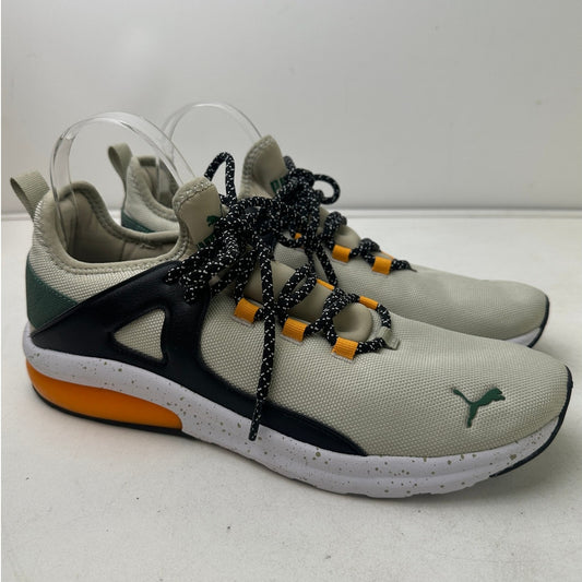 Puma Electron 2.0 Open Road Pebble Gray/Deep Forest/Apricot Sneakers Men's Sz 10