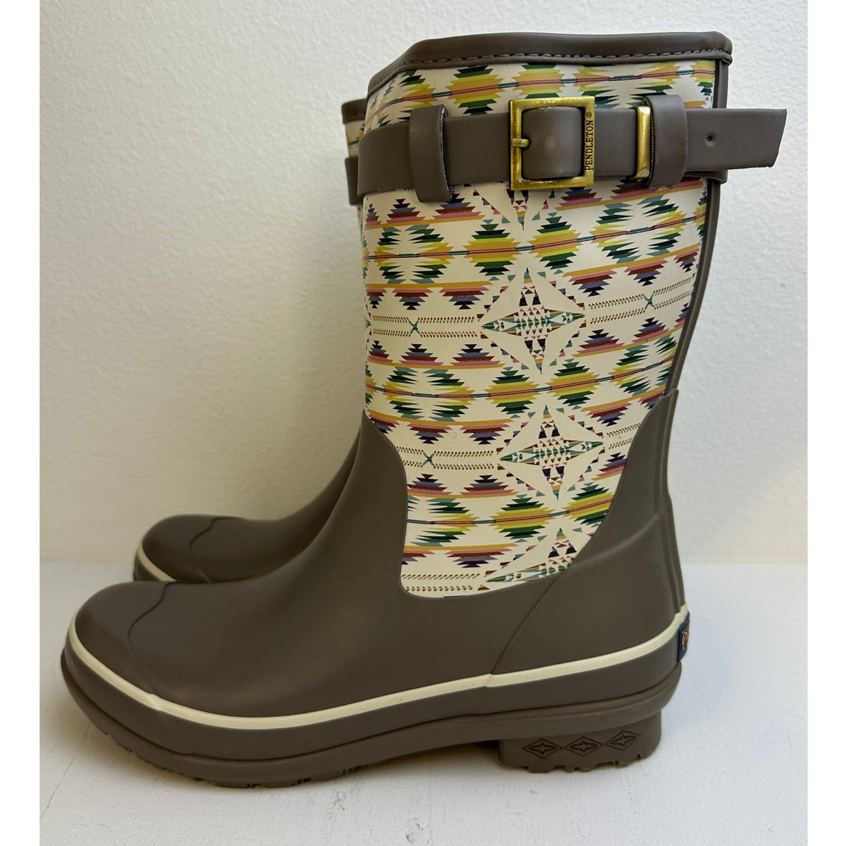 Pendleton Heritage Falcon Cove Short Rain Boots Women's Sz 9