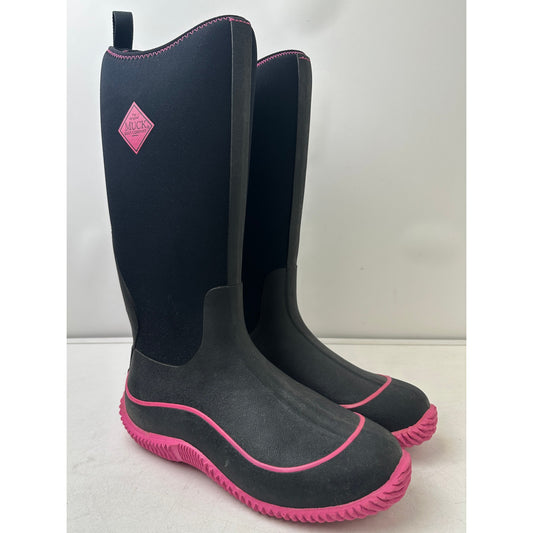 Muck Boot Company Hale Waterproof Black / Hot Pink Boots Women's Sz 9