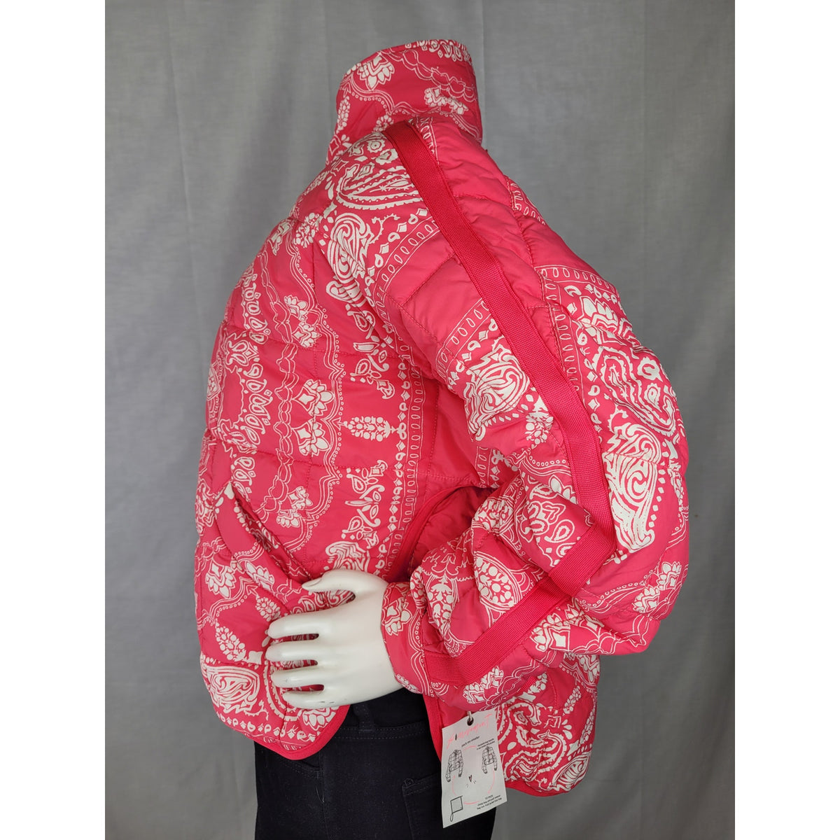 Free People Paisley Printed Pippa Packable Puffer Jacket Women's Sz XS NWT