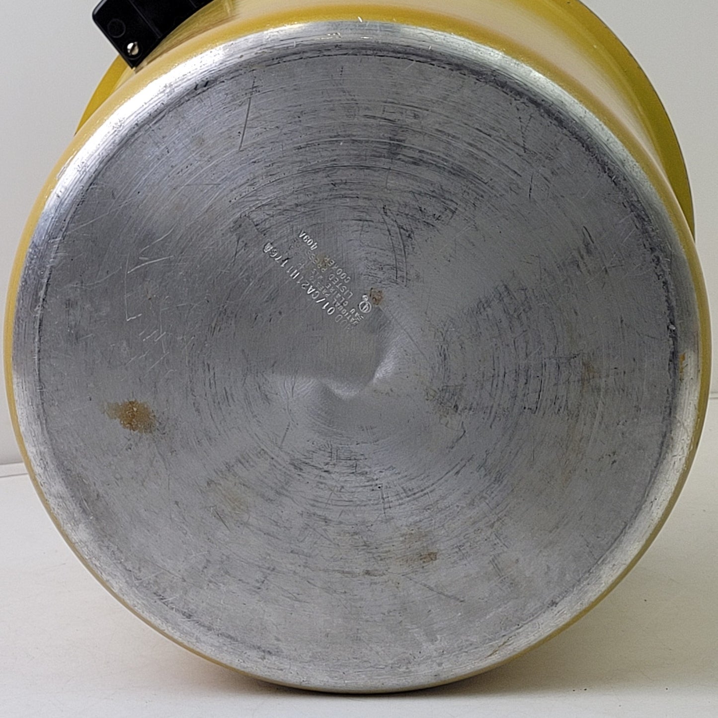 Vintage Presto Pressure Cooker Canner Large 20 Qt Yellow Harvest Gold