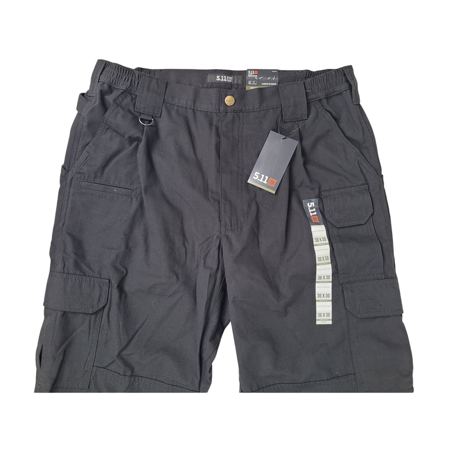5.11 Tactical Regular Fit Taclite Pro Ripstop Cargo Pants Black Men’s Sz 36 x 30