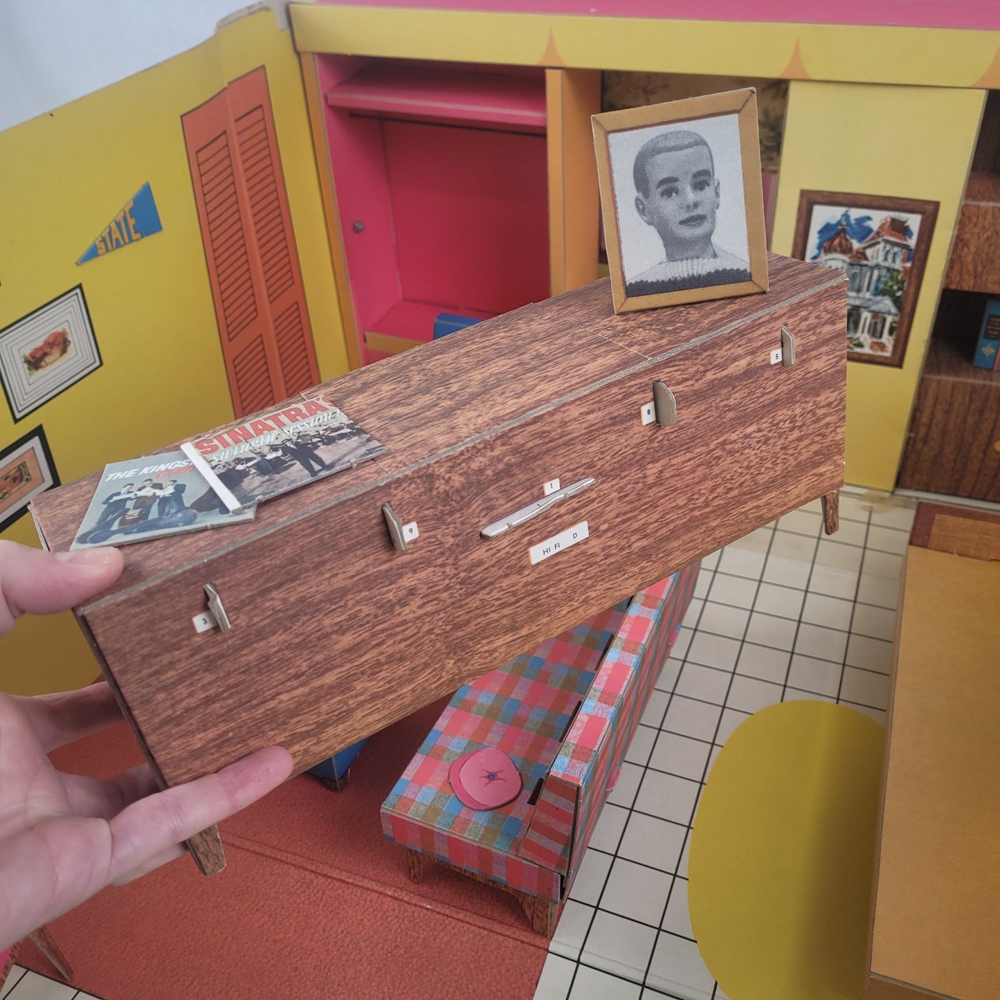 1962 Mattel Vintage Barbie Dream House with Furniture & Accessories