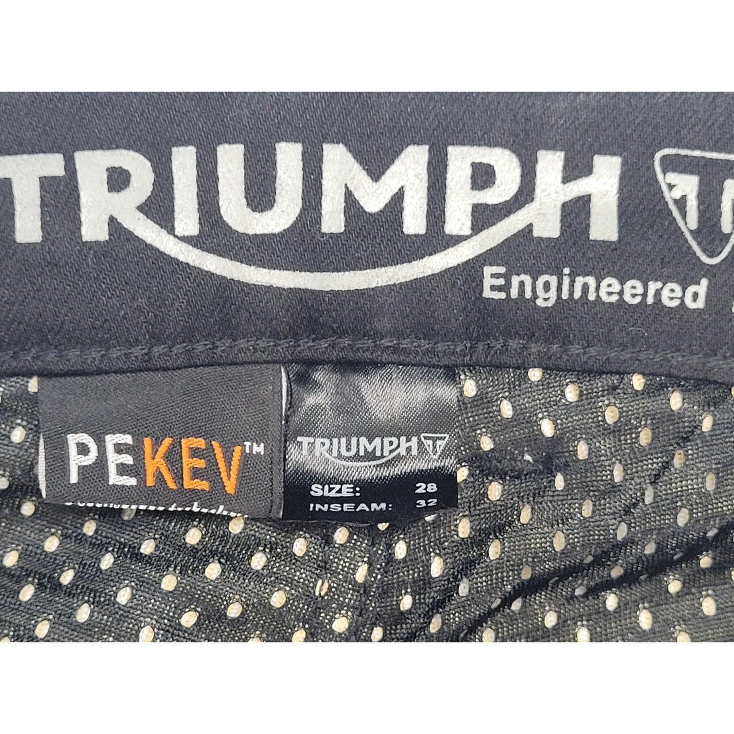 Triumph Ladies Skinny Riding Jean MDJS17120 | Black | Sz 28