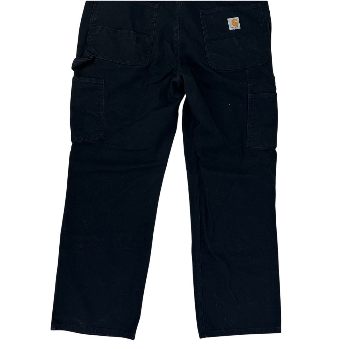 Carhartt Black Rugged Flex Double-Front Duck Utility Work Pants Men's Sz 36x30