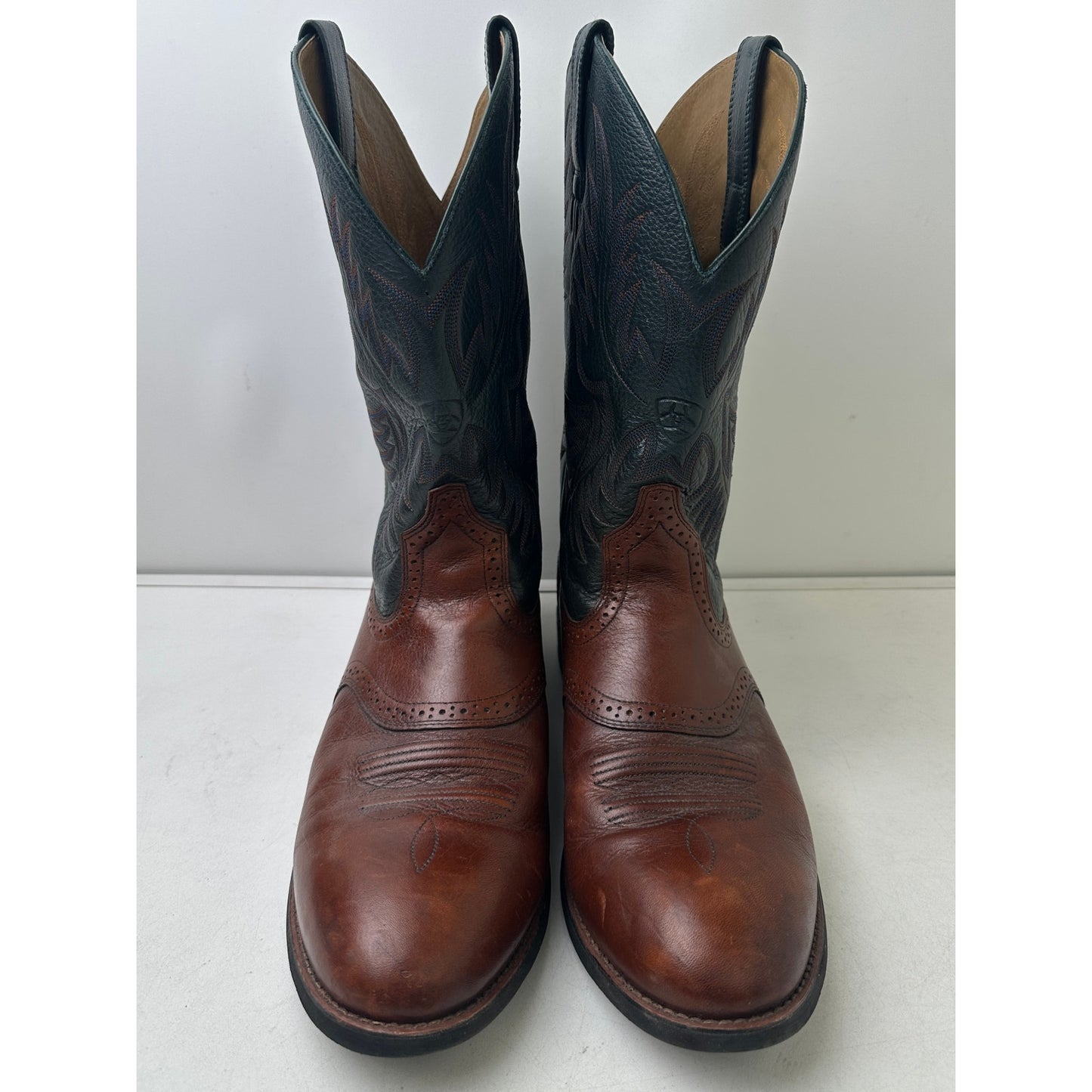 Ariat Heritage Stockman Two-Tone Western Cowboy Boots Men's Sz 13