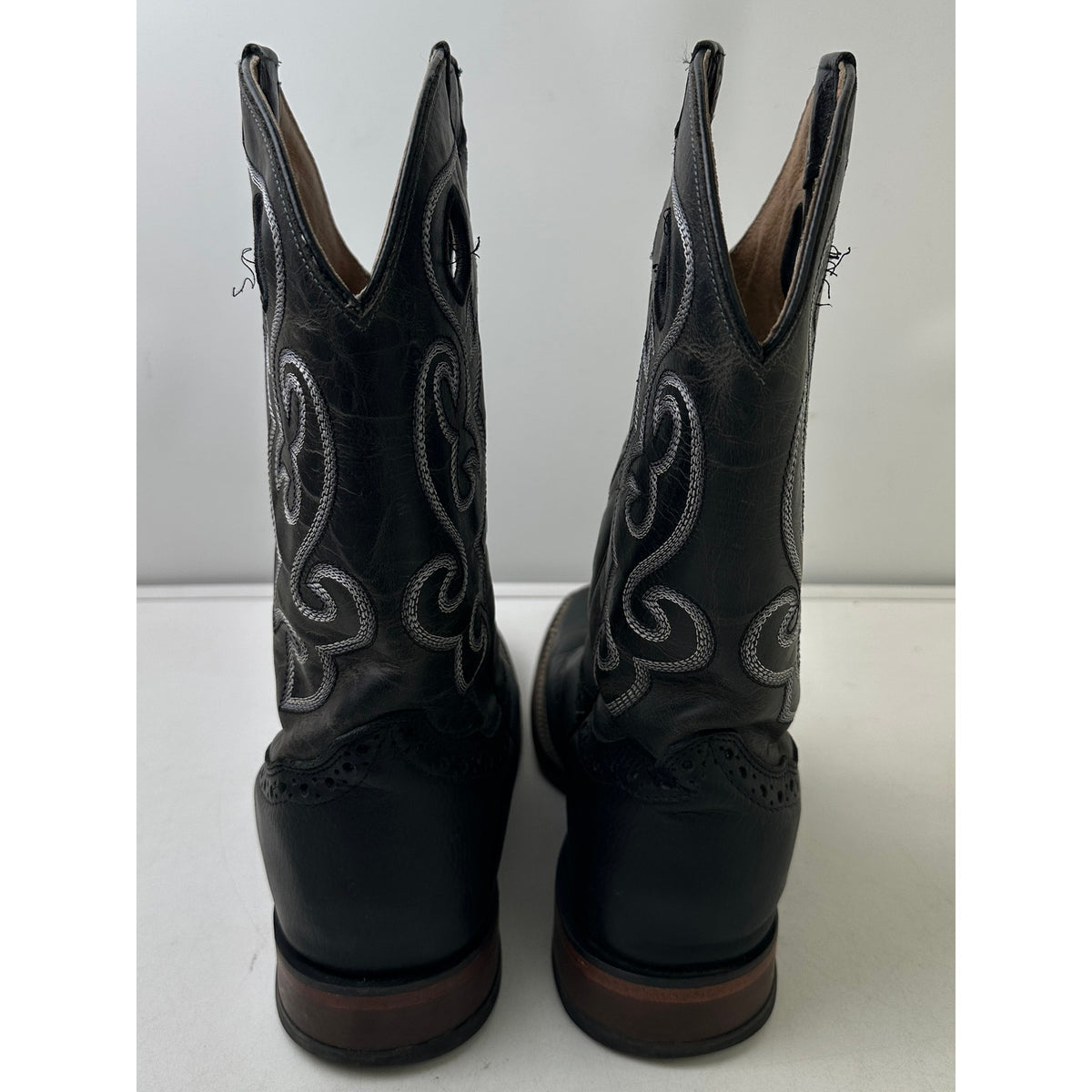 Cody James Sinatra Black Leather Western Boots Men's Sz 9
