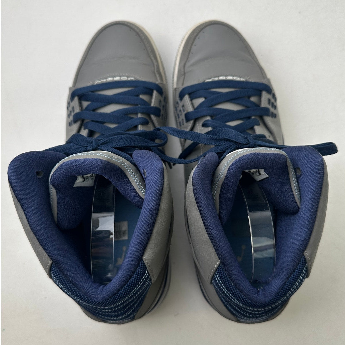Nike Air Jordan SC-1 Flat Pewter Midnight Navy Sneakers Men's Sz 11.5