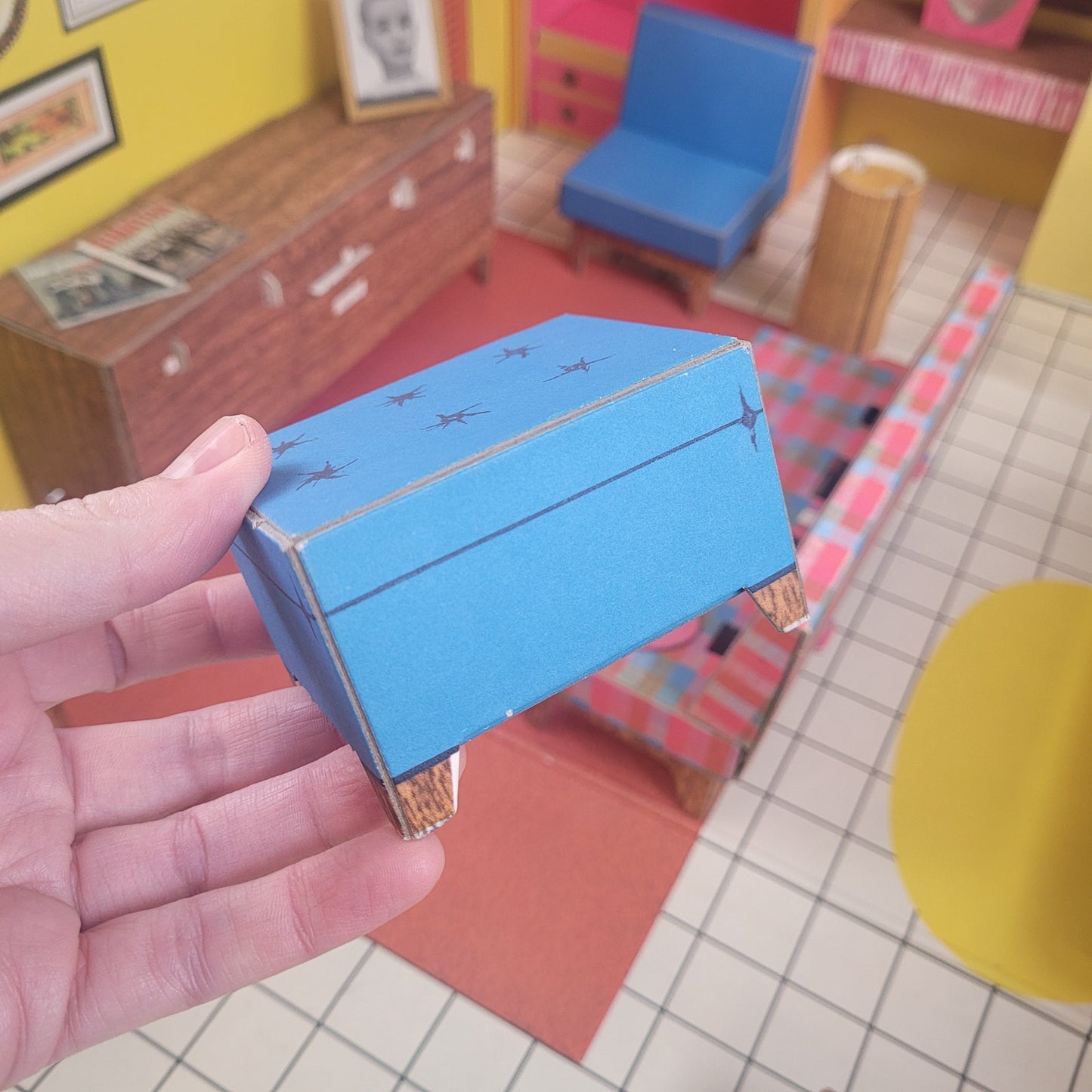 1962 Mattel Vintage Barbie Dream House with Furniture & Accessories