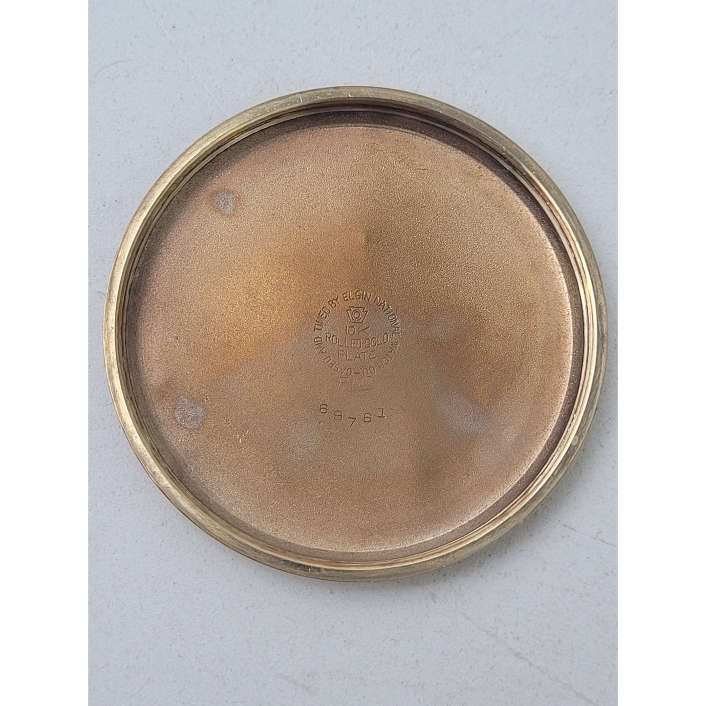 VTG Elgin Railroad-style Pocket Watch Montgomery Dial 15J 10K Rolled Gold Plate