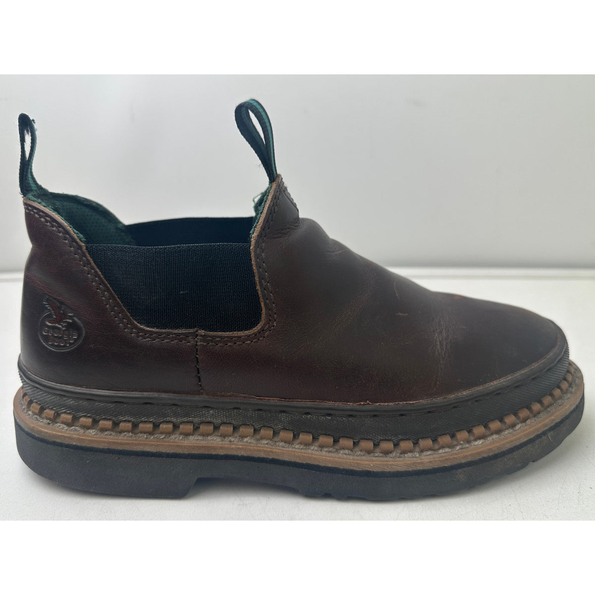 Georgia Giant Romeo Pull-On Brown Work Shoes Women's Sz 7.5