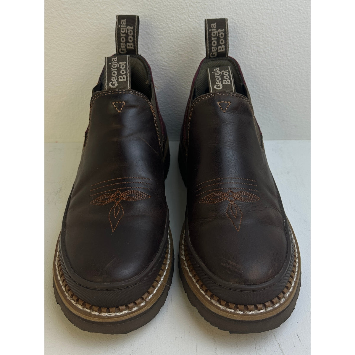 Georgia Boot Crimson Blossom Fashion Romeo Boots Brown Women's Sz 11