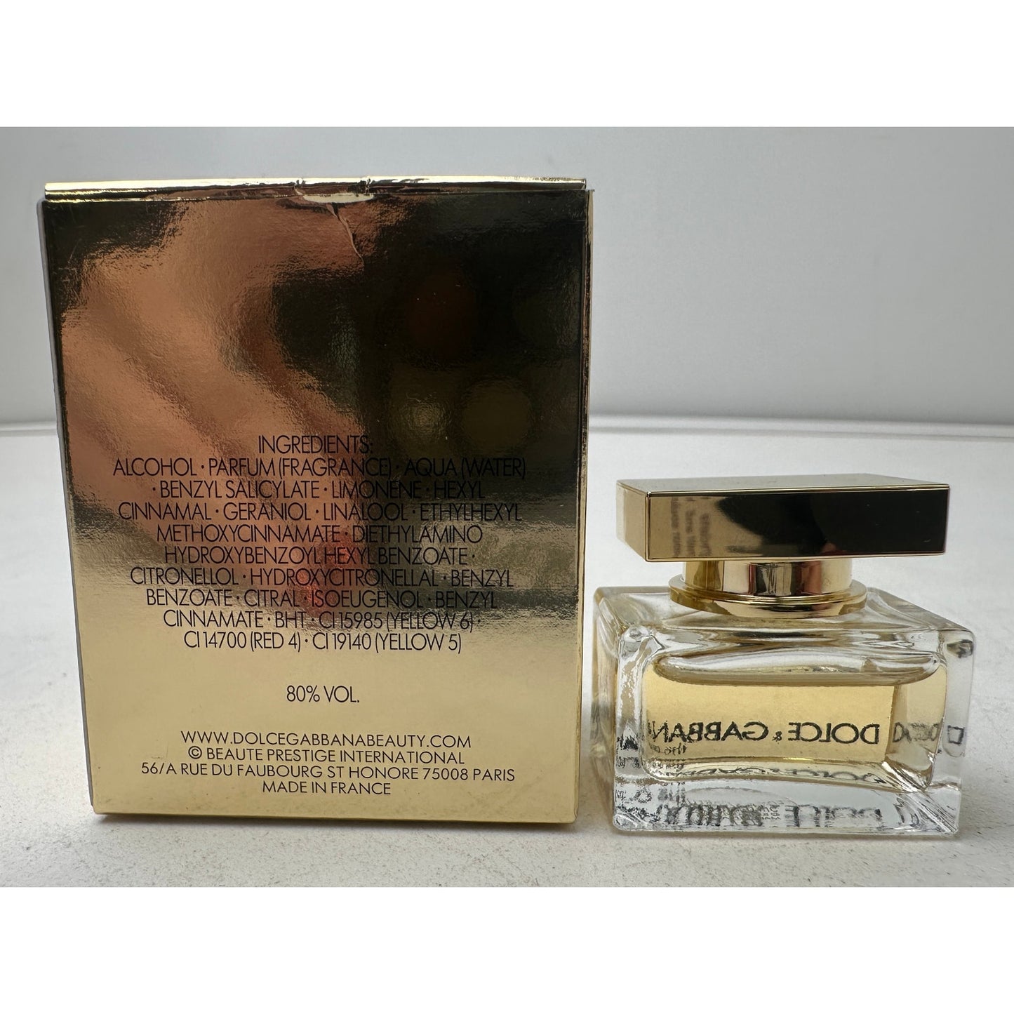 Dolce & Gabbana The One Eau de Parfum 5 ml Miniature Splash Perfume Lot (Set of 2)