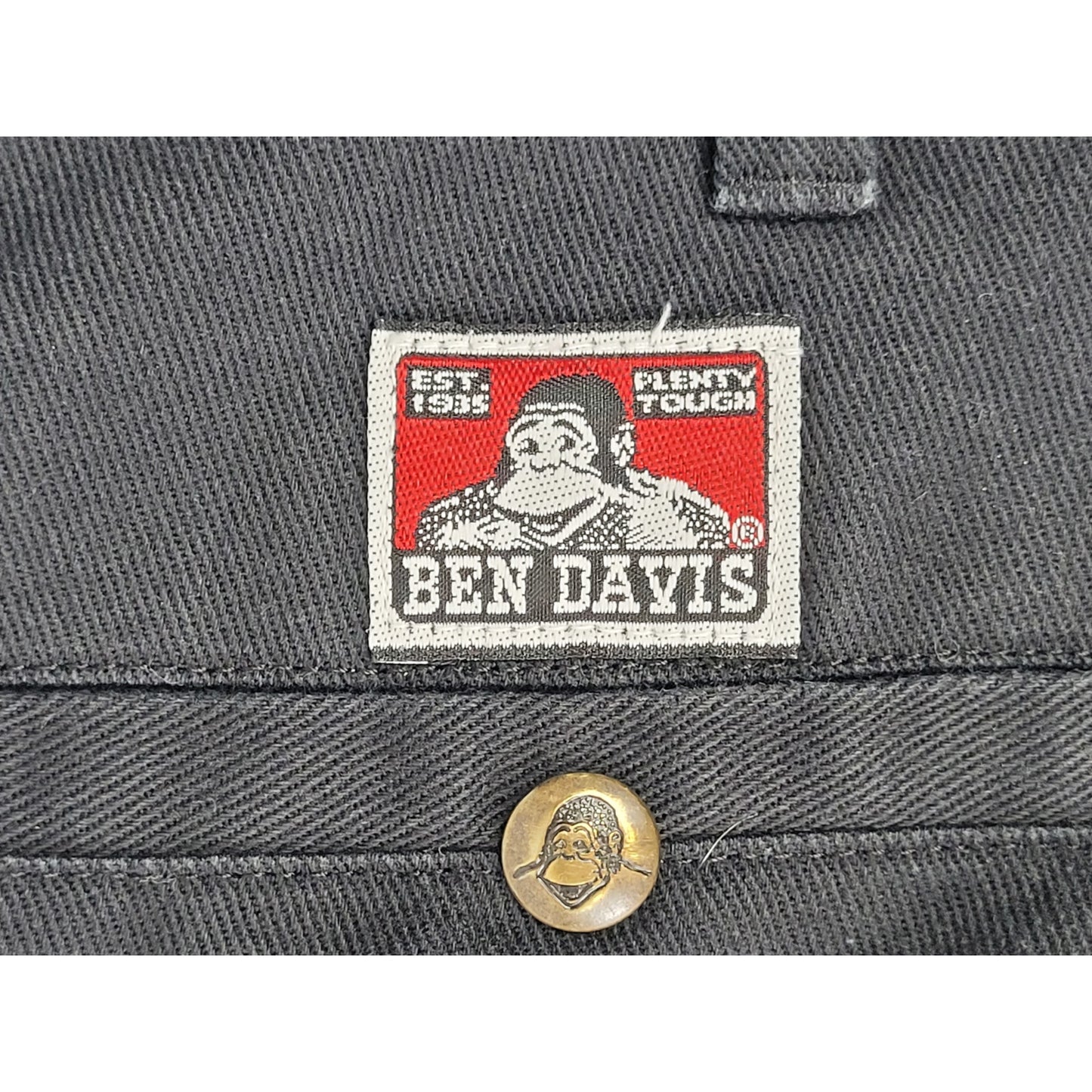 Ben Davis Original Ben's Work Pants Polyester/Cotton Blend Chino Men's Sz 34