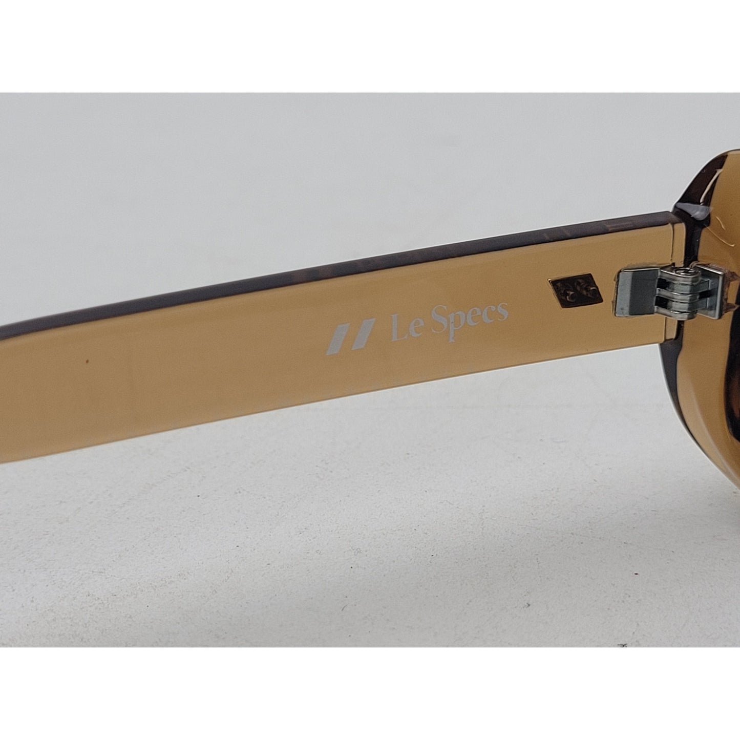 Le Specs Dynamite Tobacco/Green Rectangle Sunglasses 52-22-145