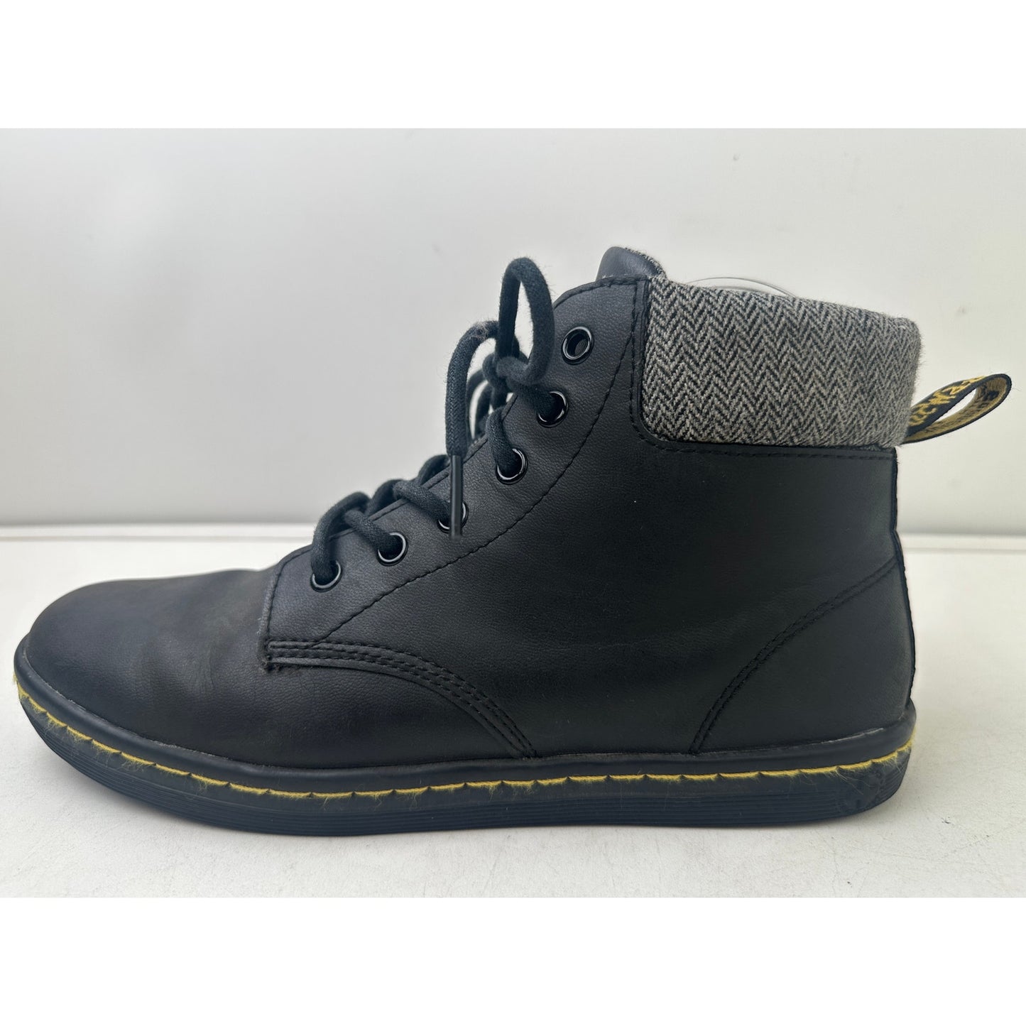 Dr. Martens Maelly Black Leather Boots Women's Sz 9