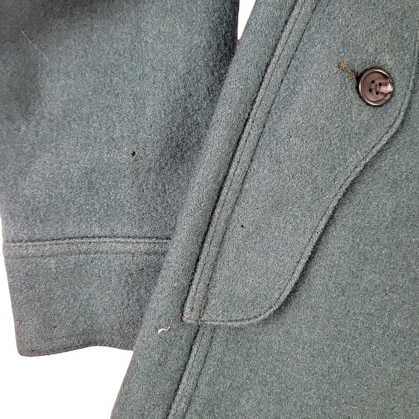 Vintage Filson U.S. Forest Service Mackinaw Cruiser Wool Jacket Green Men's Sz 40