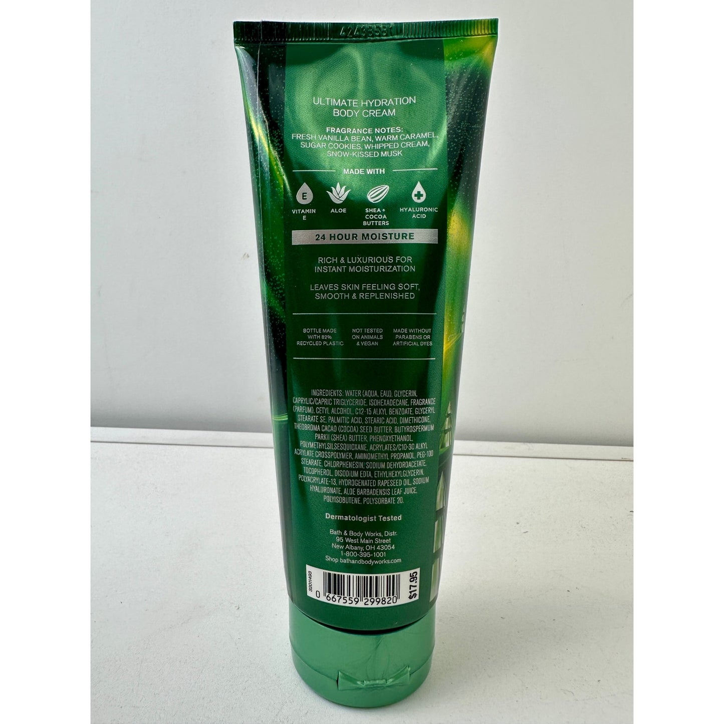 Lot of 4 Bath & Body Works Vanilla Bean Noel Ultimate Hydration Body Cream