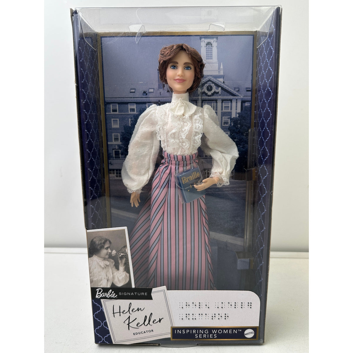 Mattel Barbie Signature Inspiring Women Helen Keller Doll | NIB
