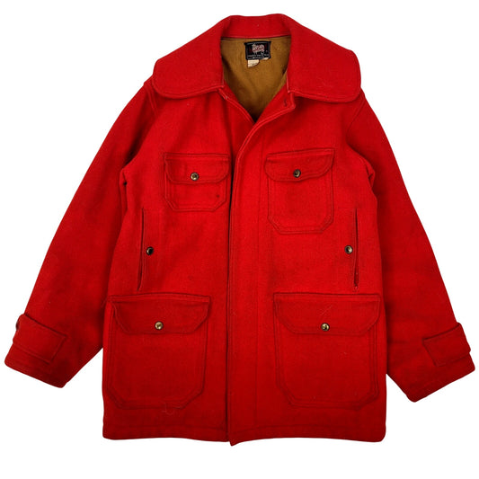 1940-50s Woolrich Red Wool Hunting Jacket Men's Sz 38 (M)
