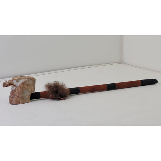 Native American Style Ceremonial Pipe | Peace Pipe 22"