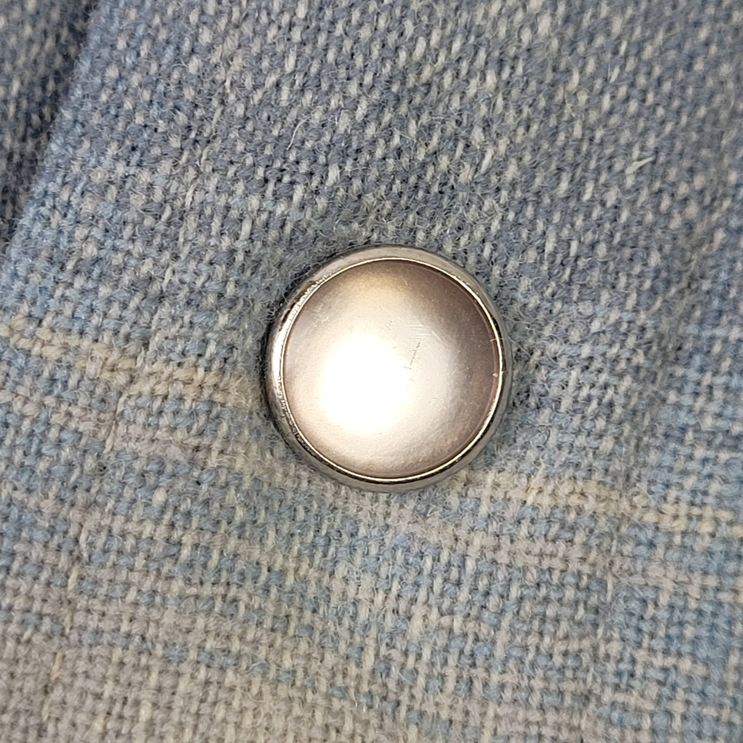 VTG Pendleton High Grade Western Wear Wool Plaid Pearl Snap Shirt Men's Sz L