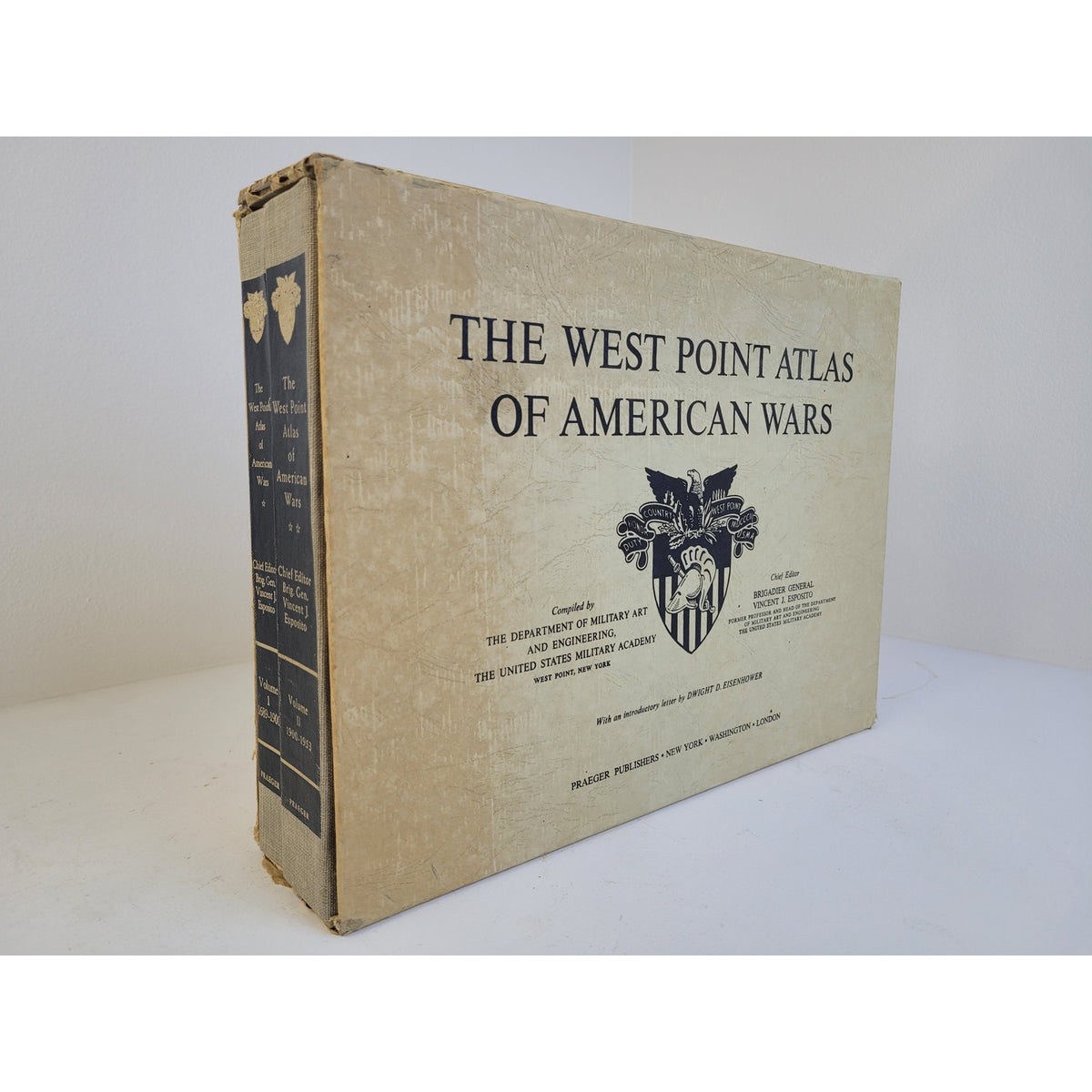 VTG The West Point Atlas of American Wars Volumes I & II Praeger Publishers 1972