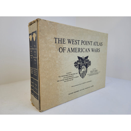 VTG The West Point Atlas of American Wars Volumes I & II Praeger Publishers 1972