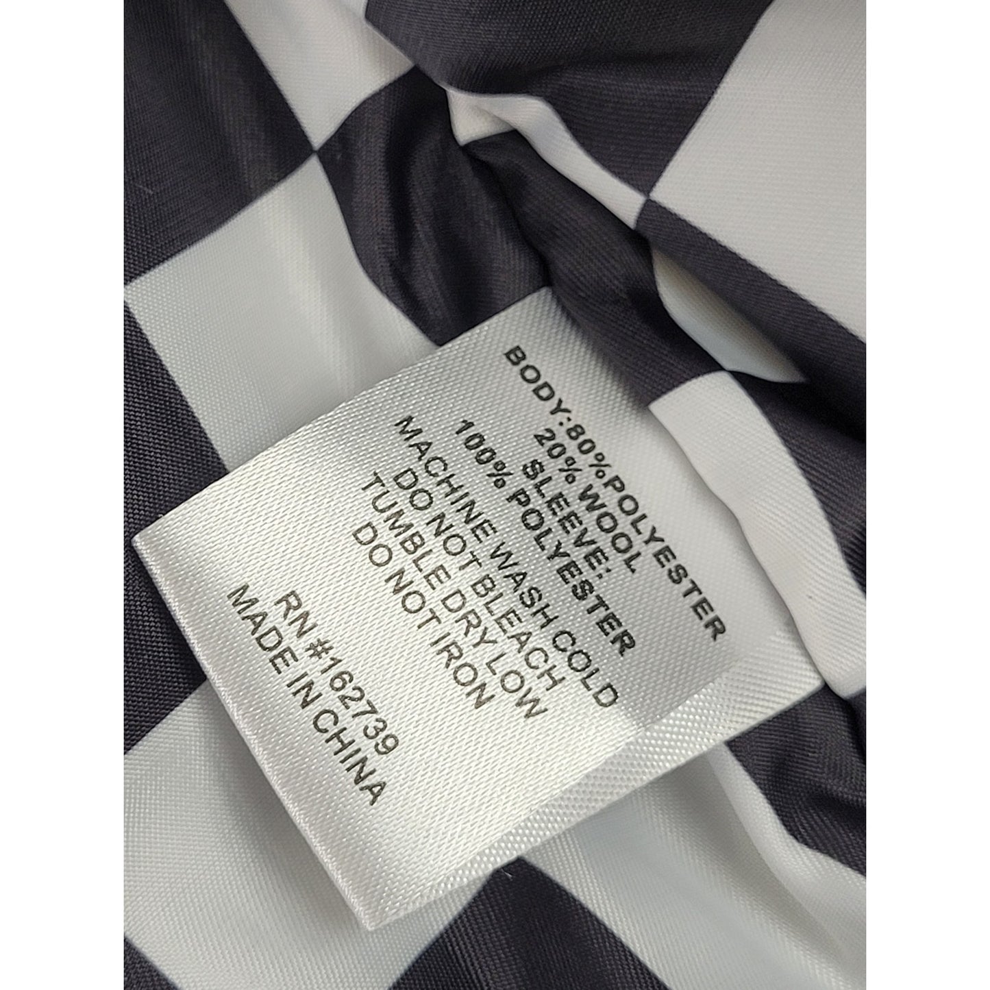 Tillys NASCAR Racing Since '48 Varsity Jacket Black & White Faux Leather Sz XS