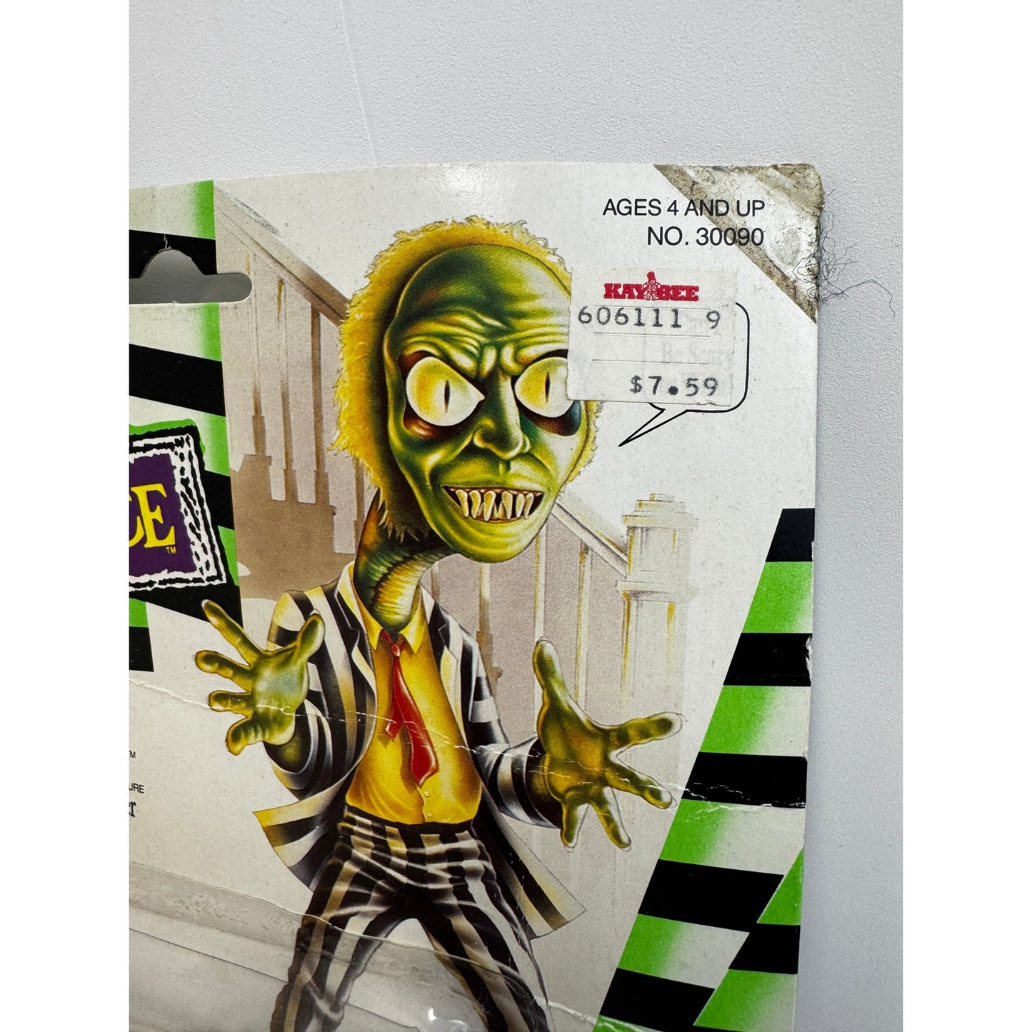 Vintage 1989 Beetlejuice Showtime Rotten Rattler Kenner