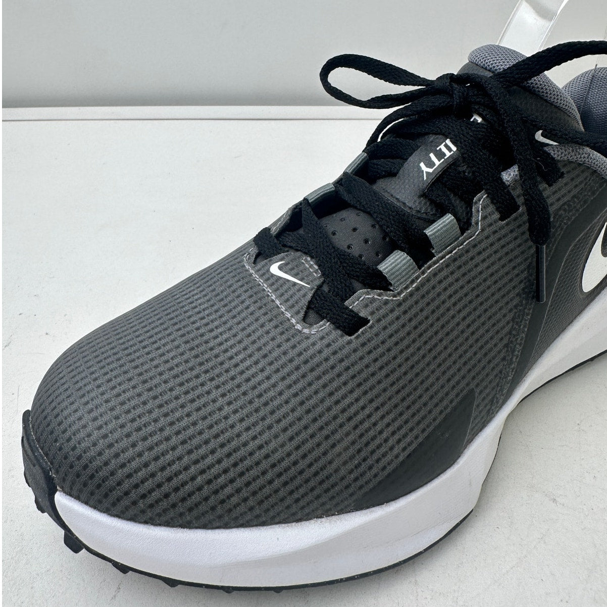 Nike Infinity G NN Black Smoke Grey Spikeless Golf Shoes Men's Sz 7