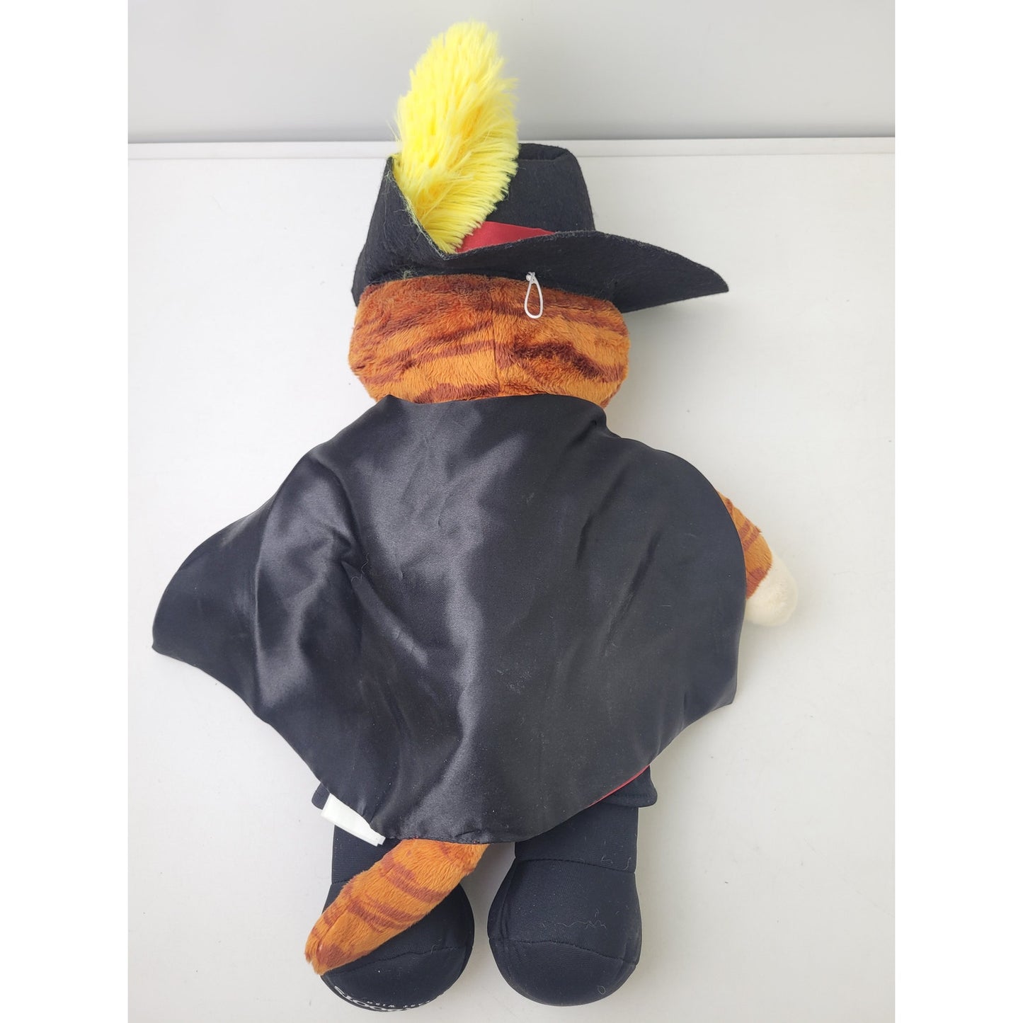 Build A Bear Workshop Puss in Boots Character Plush Toy w Hat, Cape, & Belt